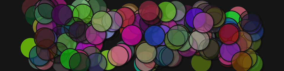 Circles with shadows generative art background art illustration