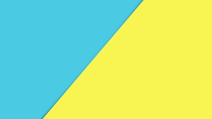 Pastel blue and yellow colored paper for the background.