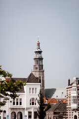 Obraz premium The old church tower Abdijtoren 