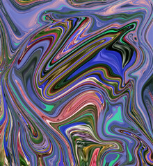 Iridescent vibrant liquid background texture