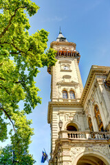 Fototapeta na wymiar Hodmezovasarhely city center, Hungary