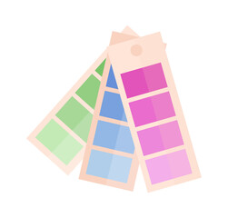 Color palette Painter Art Tool. Vector illustration