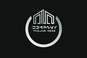 building construction architect logo simple logo design