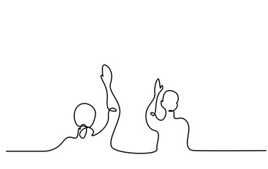 two people in a classroom raise their hands and answer the question