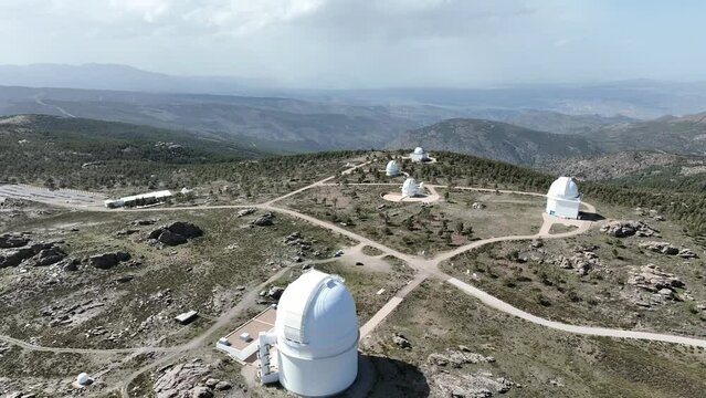 observatorio del Calar alto en la provincia de Almer&iacute;a, Espa&ntilde;a