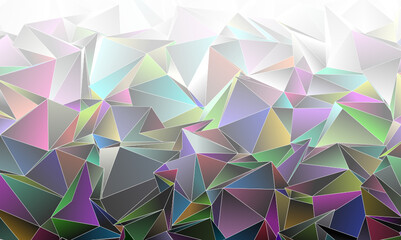 abstract  background. Design wallpaper. 3d mosaic triangles. vector