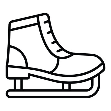 recommend clip art: Ice Skate Icon Style