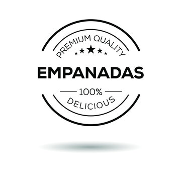 Creative (Empanadas) Logo, Empanadas Sticker, Vector Illustration.