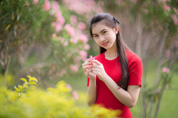 Portrait beautiful asian woman