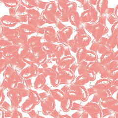 pattern,pattern,botany,botanical print,flowers,lilies,bells,forest flowers,garden flowers,delicate flowers,floristry,design