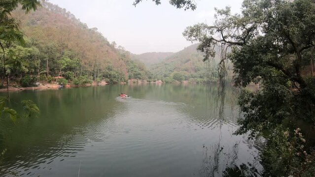 Kayakers on Sattal Lake