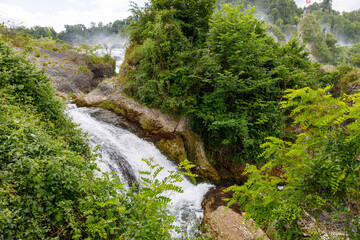 Fototapeta na wymiar Waterfall in Summer