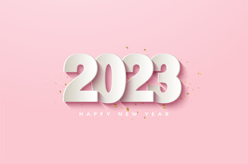 2023 happy new year background illustration