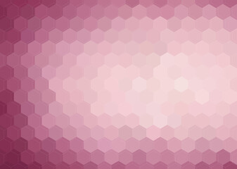 hexagon pink purple magenta ombre backdrop vector © drosostalitsa