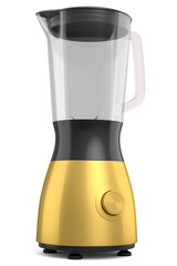Electric blender for making healthy smoothie isolated on a white background