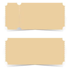 set of tickets templates