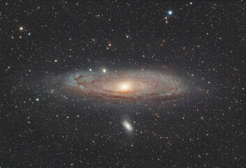 Andromeda Galaxy via TS 60 360