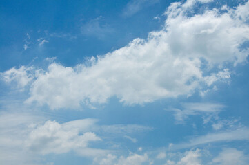 blue sky with clouds