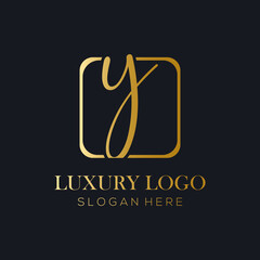 Initial Y Letter Logo Modern Typography Vector Template Design. Creative Luxury Letter Y Logo Design Vector Illustration.