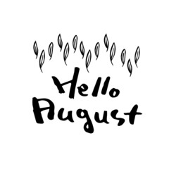 캘리그라피 _ August_hello