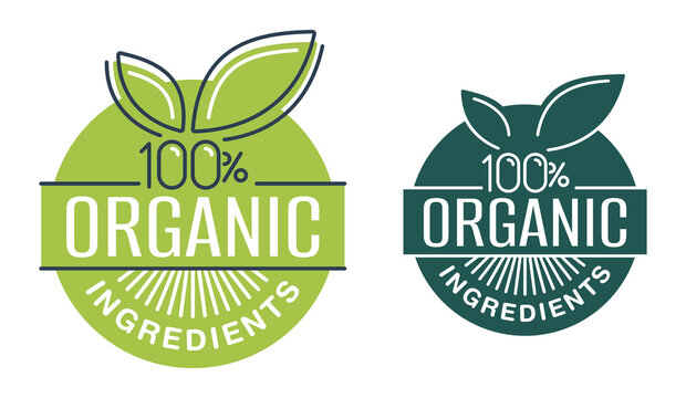 100 percent Organic Ingredients badge