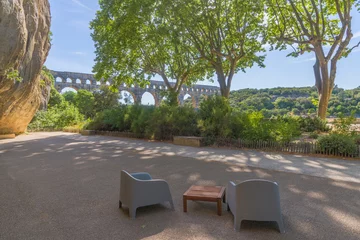 Papier Peint photo autocollant Pont du Gard Pont du Gard