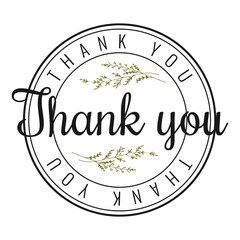 Thank you sign icon. Customer service symbol. vector thank you handwritten inscription. hand drawn lettering. Thank you calligraphy. Thank you card.
