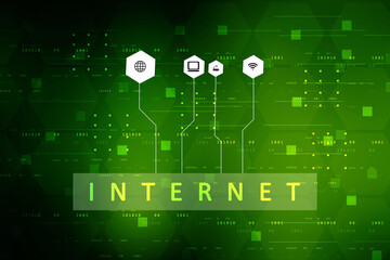 Digital Abstract technology background,2d illustration