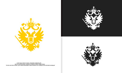 logo illustration vector graphic of Habsburg Empire Coat Of Arms