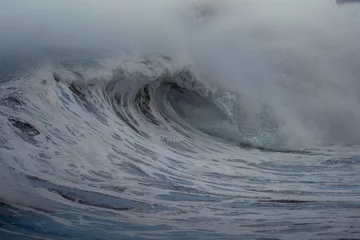 Nahansicht. starke Welle an einem stürmischen Tag © magui RF