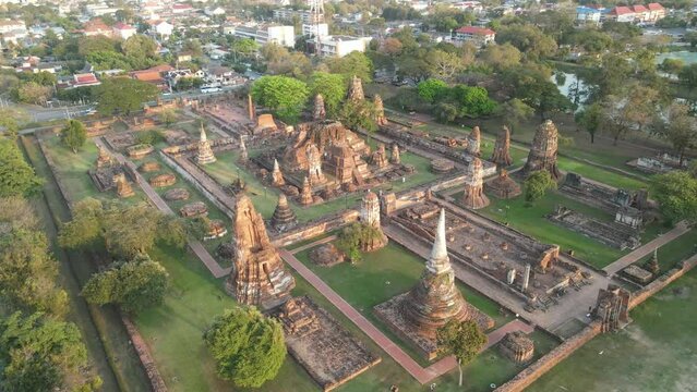Ayutthaya is a city in Thailand, about 80 kilometres north of Bangkok.