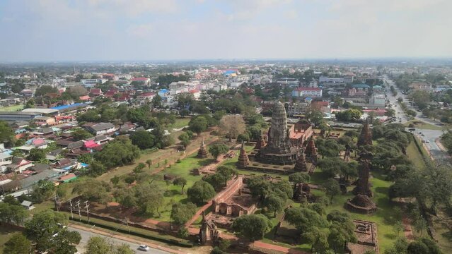 Ayutthaya is a city in Thailand, about 80 kilometres north of Bangkok.