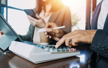 Business accountant or financial expert analyze business report graph and finance chart. banking business and stock market research.
