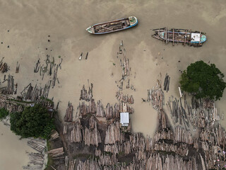 Wood collection, Barisal Bangladesh.  © Muhammadamdadphoto