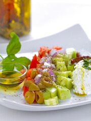 modern greek salad - 510064291