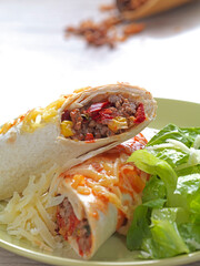 minced meat burritos - 510064298