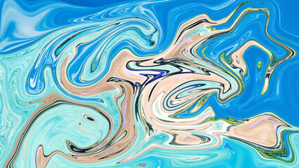 Trendy artistic style. Modern artwork. wonderful liquid background.