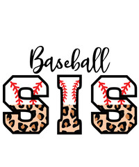 Baseball sis svg, half leopard Baseball sisiter svg, baseball svg, leopard softball baseball sis svg, mom svg, Softball sis svg
