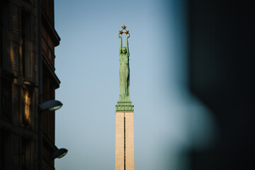 Monument of freedom of Latvia - obrazy, fototapety, plakaty