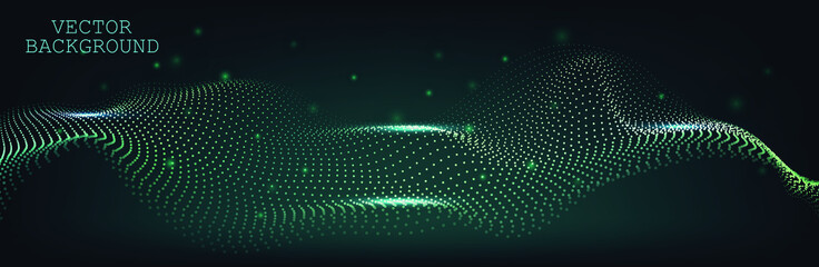 Cryptocurrency fintech network blockchain and programming concept. Technology HUD Element. Connecting dots and lines. digital background with particles.