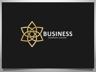 abstract geometric logo design