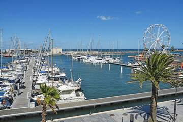 Port de plaisance de Canet-en-Roussillon, Pyrénées orientales, Occitanie.