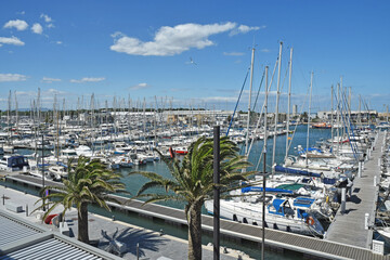 Port de plaisance de Canet-en-Roussillon, Pyrénées orientales, Occitanie.