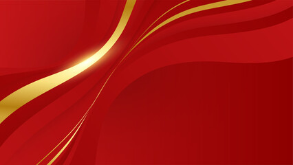 Abstract red and gold background
