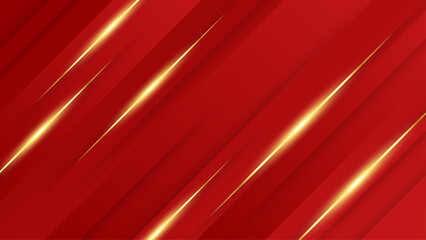 Abstract red and gold background