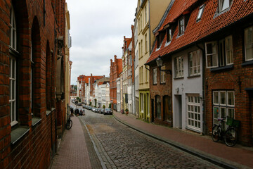 Fototapeta na wymiar Views from the city of Lübeck, Germany