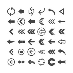 Arrow set collection. Arrows vector set icons.
