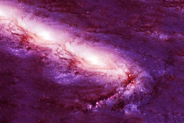 Beautiful bright galaxy. Elements of this image furnished by NASA