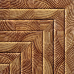 Closeup glued ash boards.