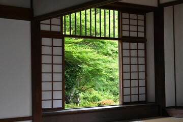 6月に参拝した京都市源光庵の迷いの窓